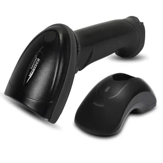Беспроводной сканер штрихкода MERTECH CL-2210 BLE Dongle P2D USB Black с подставкой Cradle - 4794-4807