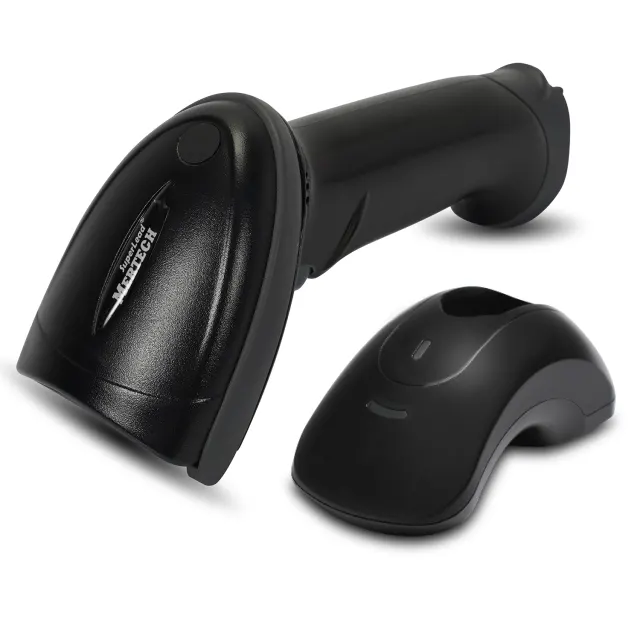 Беспроводной сканер штрихкода MERTECH CL-2210 BLE Dongle P2D USB Black с подставкой Cradle - 4794-4807 4794-4807