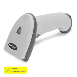 Проводной сканер штрихкода MERTECH 2210 P2D SUPERLEAD USB White - 4829