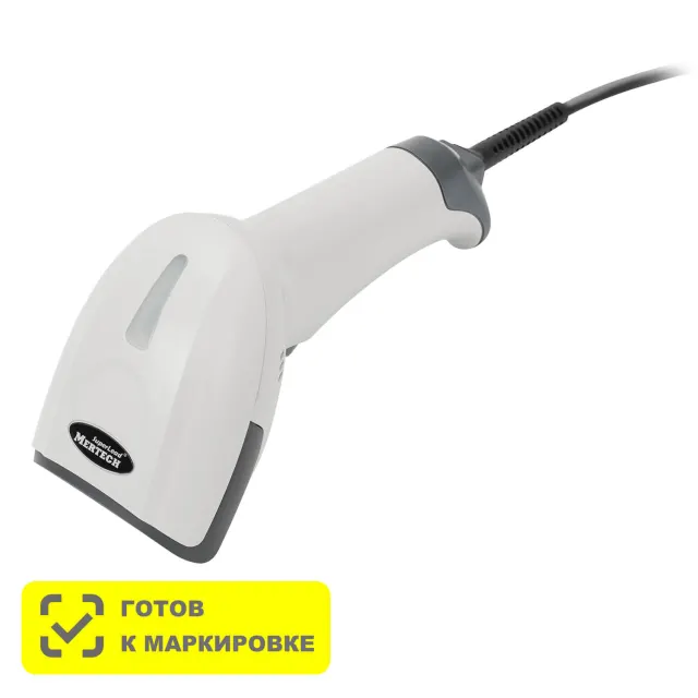 Проводной сканер штрихкода MERTECH 2310 P2D HR SUPERLEAD USB White - 4831 4831