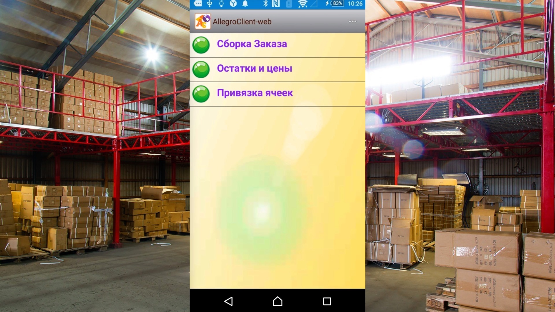 Отображение документов на терминале